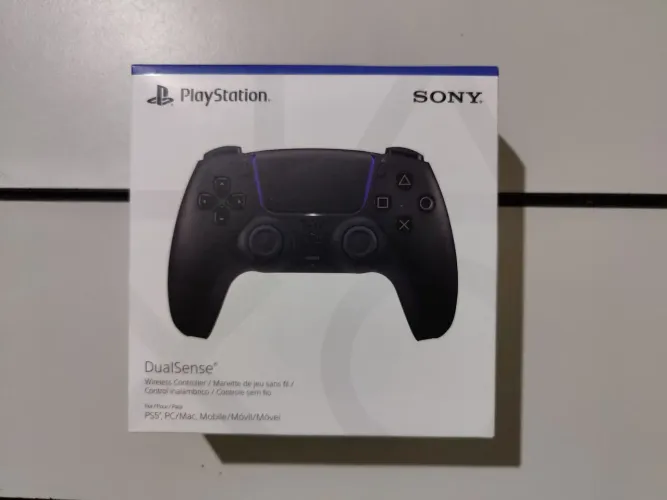 Controle PS5 Midnight Black (Novo e Lacrado)