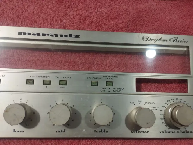Marantz SR 4000 (painel frontal completo)com botões e VU