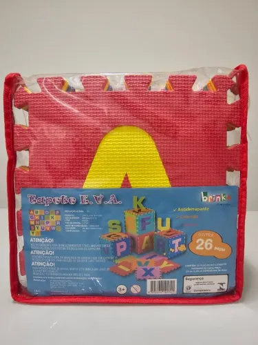 Tapete EVA Brink+ Alfabeto 26 Peças - Novo