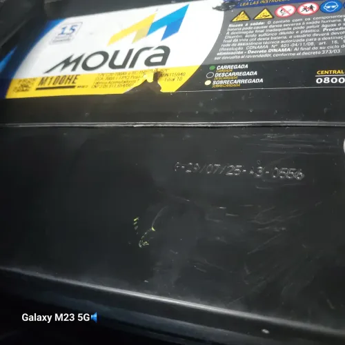 Bateria Moura 100A,data de fabricação 07/25