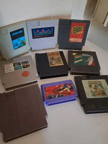 Lote 10 cartuchos compatíveis NES NINTENDINHO