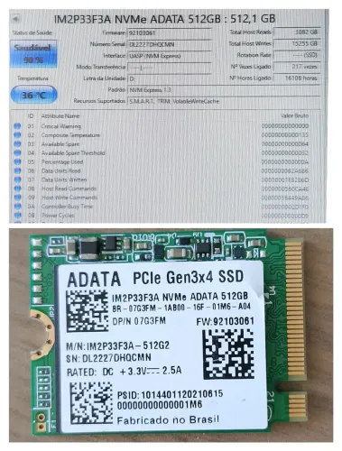 Kit SSDs + Memórias de Notebook - envio olxpay