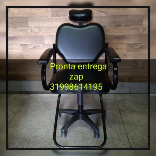 CADEIRA BASE A GAS PARA BARBEARIA E SALAO