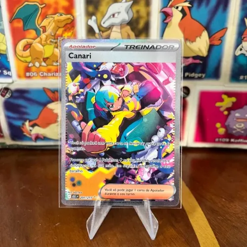 Canari (291/217) - Carta Pokémon de Ilustração Rara Especial de Heróis Excelsos
