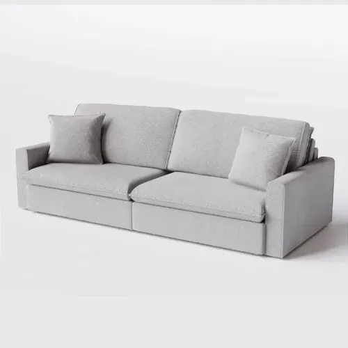 Sofá Cama 3 Lugares Linho - Ideal Para Sala