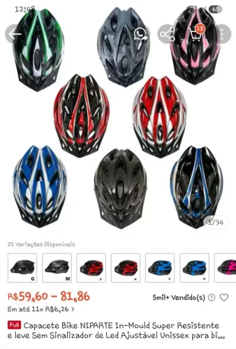 Capacete Bike