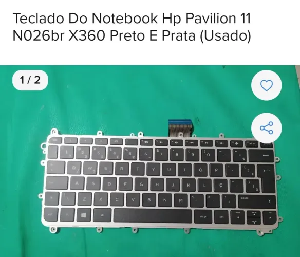 Teclado Original com base HP Pavilion X360