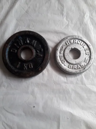 Peso Para Balança Antigos De 1 E 1/2 Quilo Bom Estado