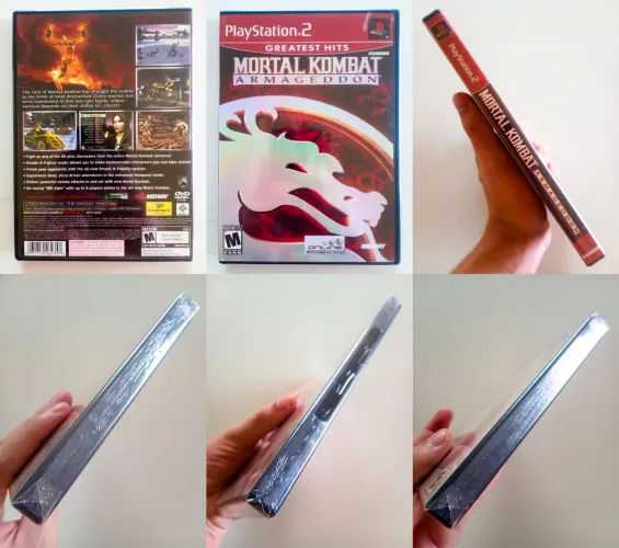 Jogos ps2 original LACRADO - Mortal Kombat Armageddon - FAÇO OLX PAY!