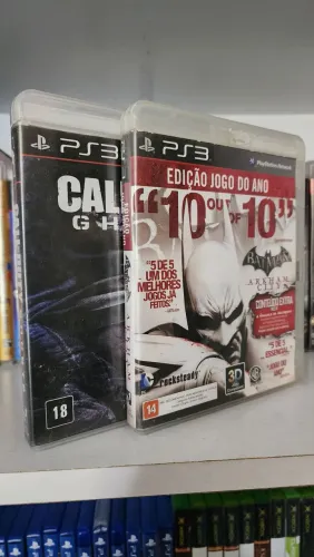 Call of duty ghosts ; Batman Arkham City PS3 (OLX PAY)