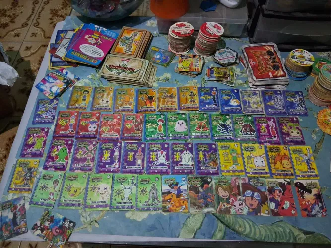 Coleção Cards Ligmon Digimon faltando 1