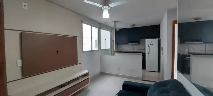 apartamento para alugar com armários planejados e 2 quartos no coxipo