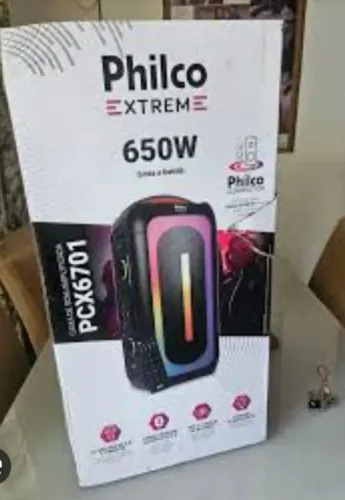Caixa som philco nova lacrada 