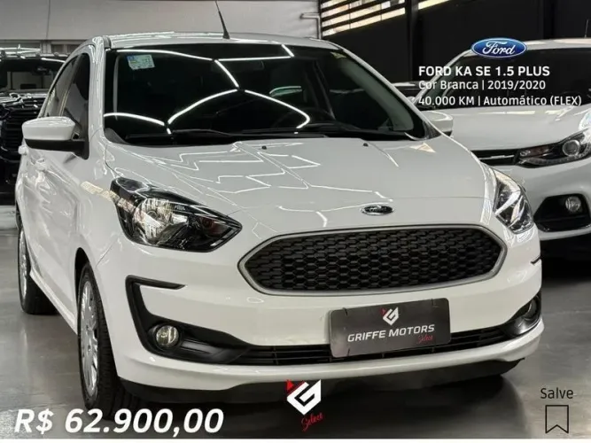 Ford KA 1.5 Sedan SE Plus 12V Flex 4P Aut. 2020