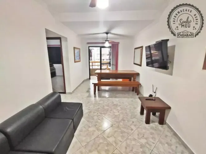APARTAMENTO MOBILIADO À VENDA NA AVIAÇÃO | 1 DORMITÓRIO A 150M DA PRAIA