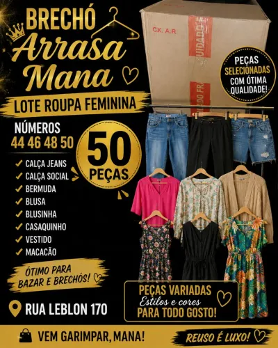 Lote feminino números 44 46 48 50 48