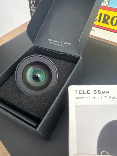 Lente moment Tele 58mm impecável 