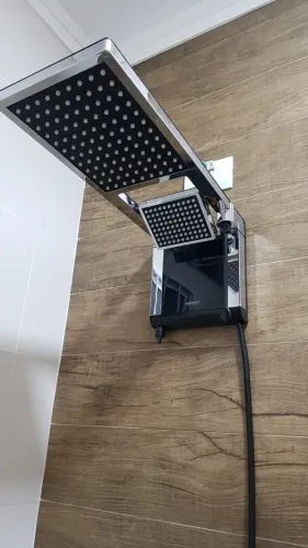 Chuveiro Lorenzetti Acqua Duo 220v 7800w - Preto/Cromado
