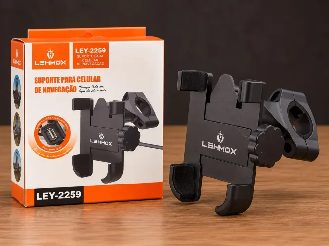 Suporte para Celular de Moto e Bicicleta LEY-2259