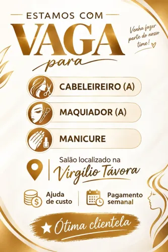 Vaga profissional da beleza