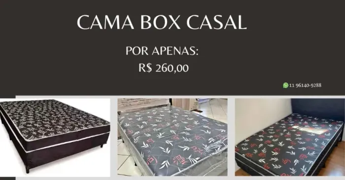 cama box casal (promoção)