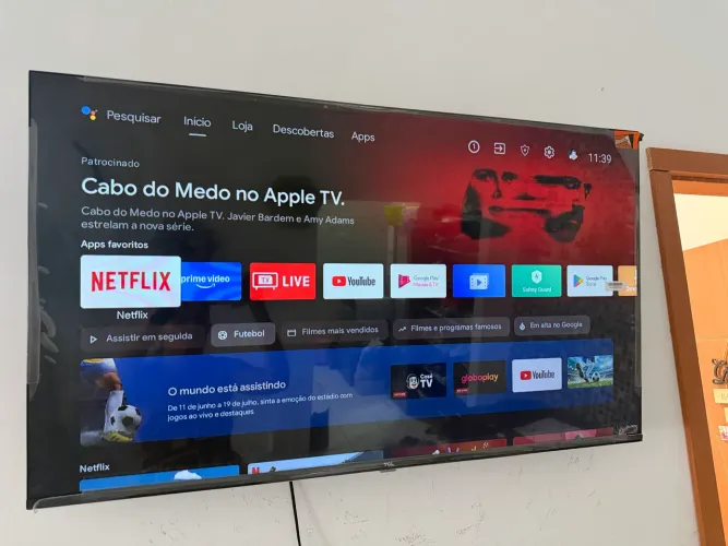 TV 43 SMART TCL ANDROID NO PLÁSTICO