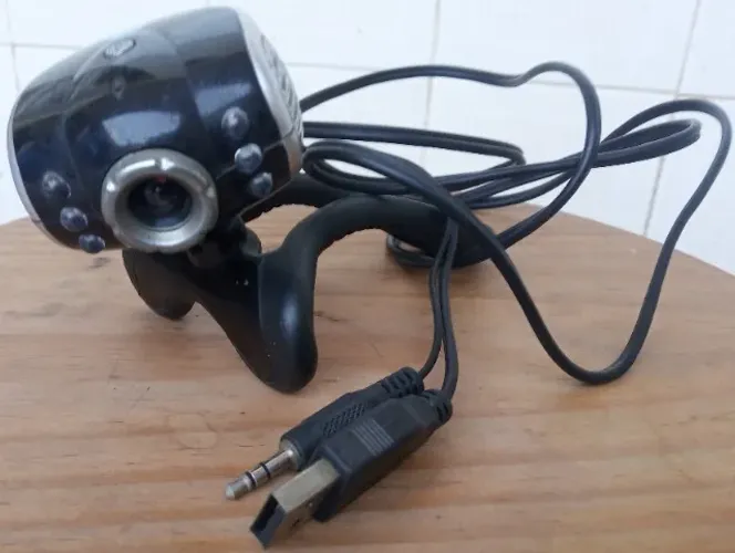 Webcam Câmera Smart para computador, USB, filma e tira foto, Funcionando. R$ 20
