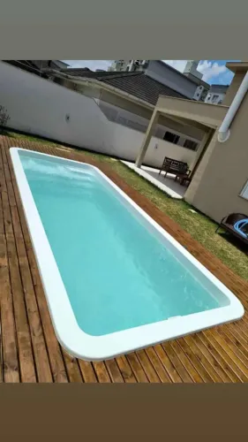 Piscina de 6 metros com instalação completa