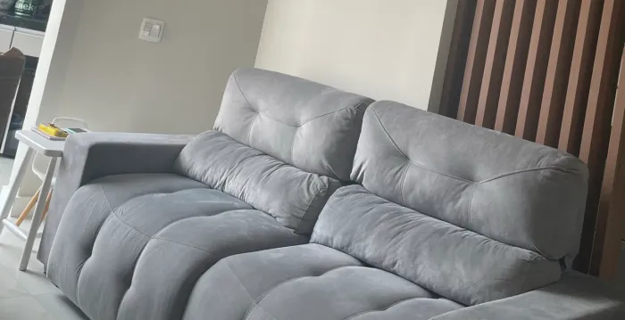 Sofa Retrátil Cinza