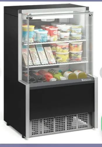 VITRINE REFRIGERADA-Ar Forçado 0,74m Linha Aurora/GeloparGPFA 075R - Iluminação LED - 220V