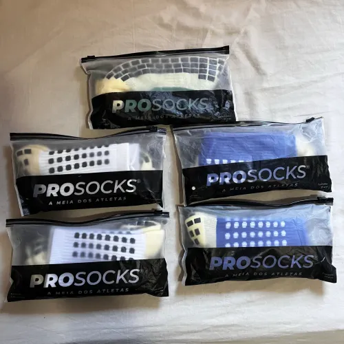 Kit Meias Pro socks antiderrapantes originais