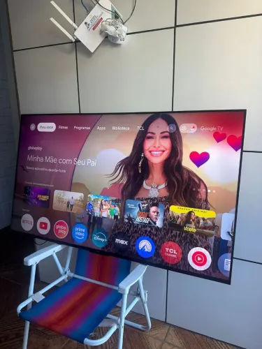 Smartv 55 4k TCL gigantesca