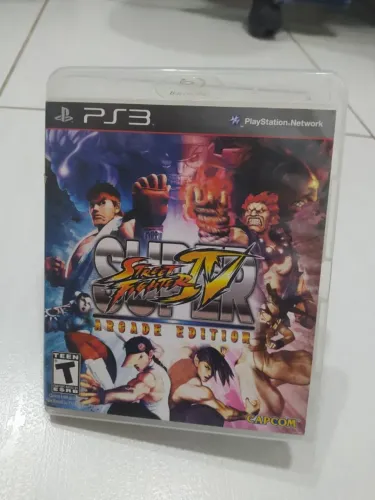 JOGO ORIGINAL PS3 - SUPER STREET FIGHTER IV: ARCADE EDITION CIB