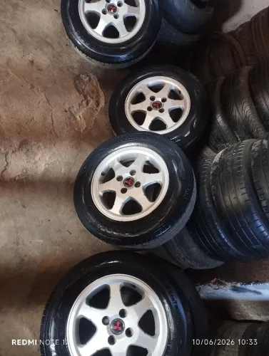 Rodas 14 gol Fiat Corsa Clio pneu0 VISTORIA 