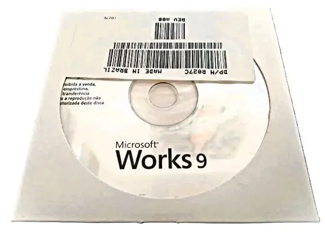 Microsoft  Works 9  Original  em  Português