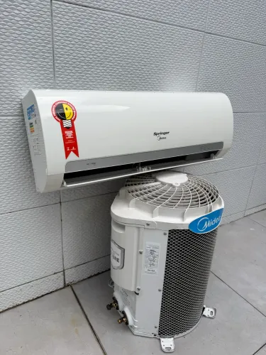 Ar-Condicionado Springer Midea 9.000 BTUs Quente/Frio 220v COMPLETO E ECONÔMICO!!