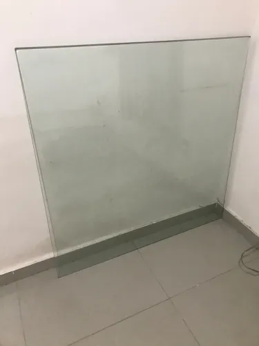 Tampo de mesa de vidro 1x1 metro