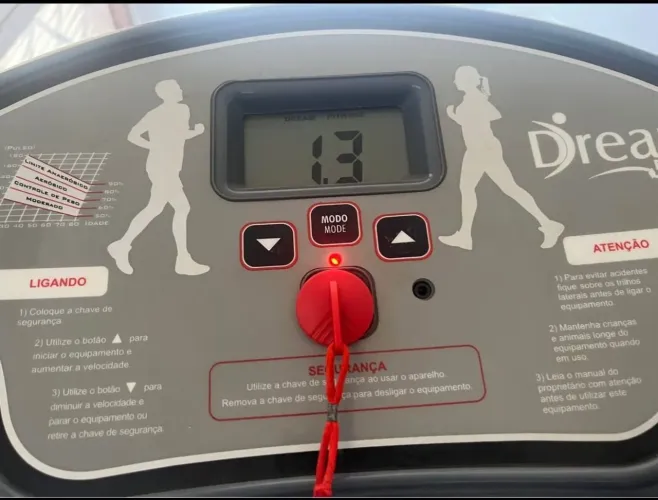 Esteira elétrica Drean fitnes semi nova suporta até 150kg