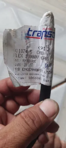 Cabo de 25mm 1 kv flex 1.000 volts