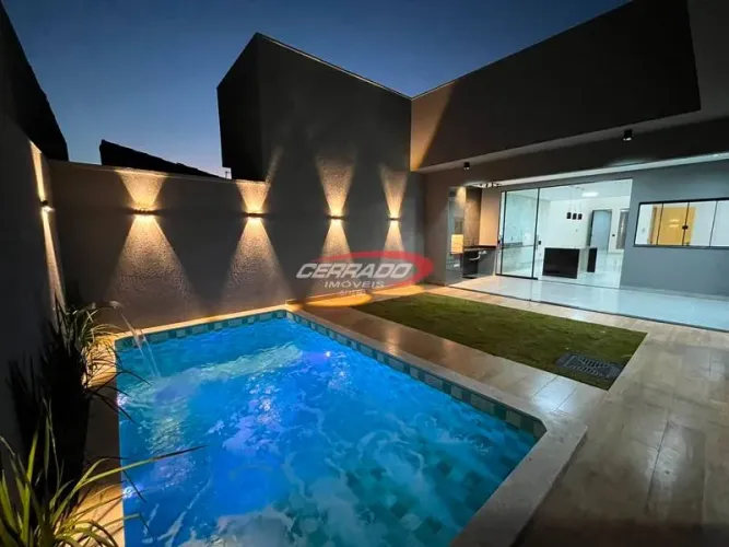 Casa 3 suítes sendo uma máster com piscina - Joao braz