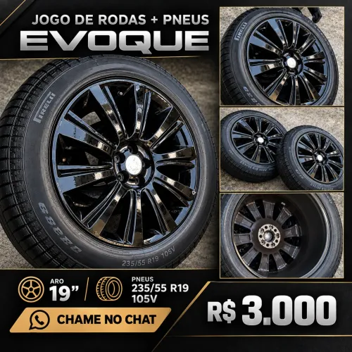 Rodas e pneus da Evoque