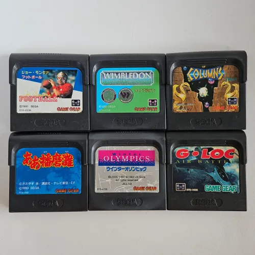 Game Gear - Lote de jogos originais