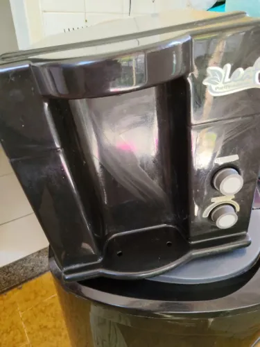 Purificador de Água Leaf Pury (Com Compressor) - Preto / Só precisa de Gás (Reparo de Gás)