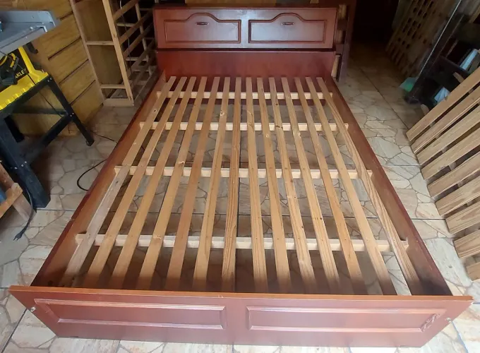 Cama de Casal c/ Baú 300,09 Entrego em Sorocaba e Votorantim sem taxa
