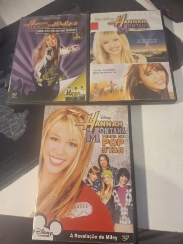 HANNA MONTANA 1,2,3 - ORIGINAIS - R&C DVDS