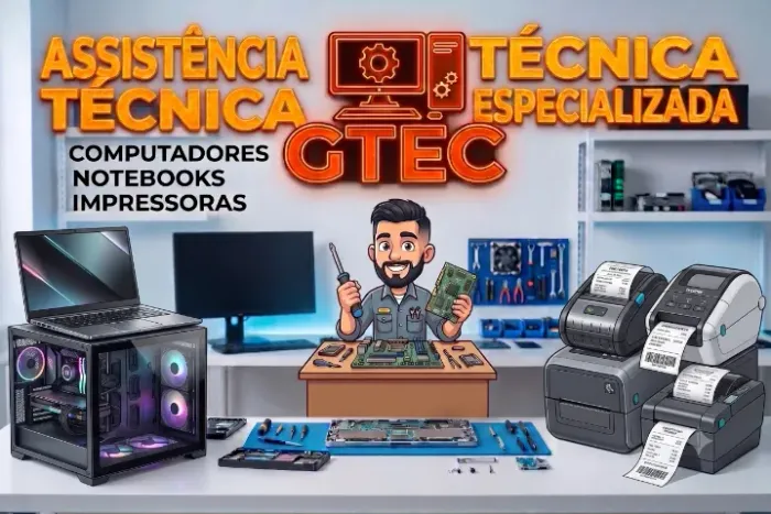 Técnico em computador, notebook e impressora térmica e etiqueta