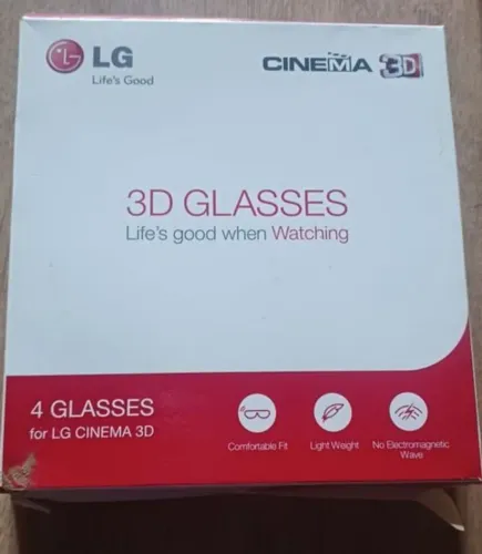 KIT 4 ÓCULOS LG cinema 3d