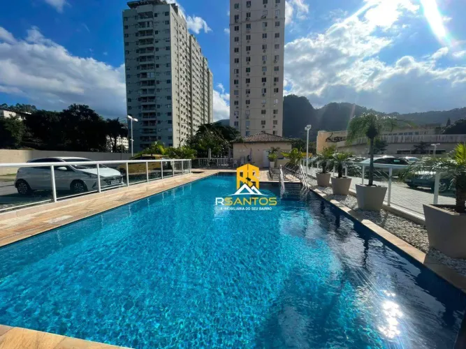 Apartamento com 2 quartos, sendo suíte, e lazer incrível na Estrada dos Bandeirantes.