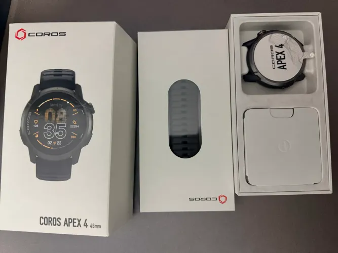 COROS APEX 4 - Relógio GPS Multiesportivo - Completo e Novo
