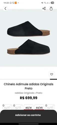CHINELO ADIDAS ORIGINAL